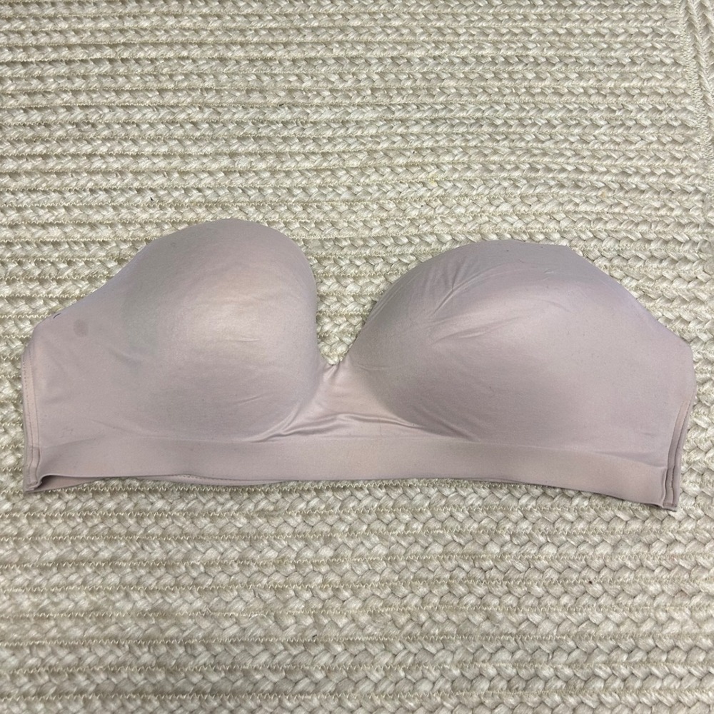 Soma Wireless‎ Strapless Convertible Bra Beige Size 38DD